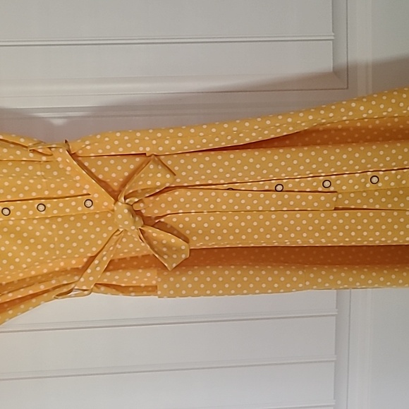 Mitilly large yellow polka-dot summer dress - Picture 3 of 10